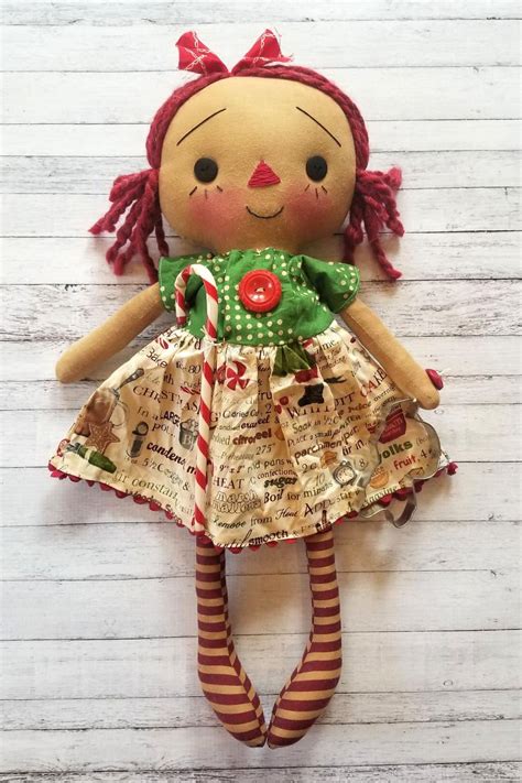 Christmas Candy Cane Sugar Cookie Baking Annie Primitive Etsy
