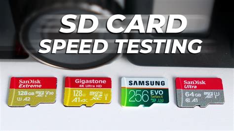 Testing Sd Card Write Speeds Gigastone 4k Vs Samsung Evo Vs Sandisk