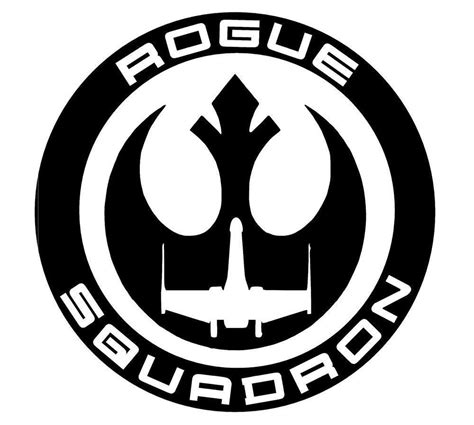 Star Wars Rogue Squadron Symbol Vinyl Decal Cosplay Free Shipping