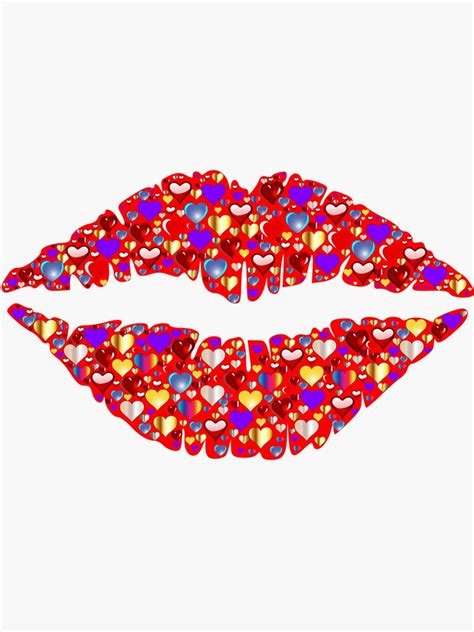 The Warm Kiss Sticker By Pauls34 Redbubble