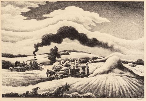 Thomas Hart Benton American 1889 1975 Threshing 1941 Thomas Hart