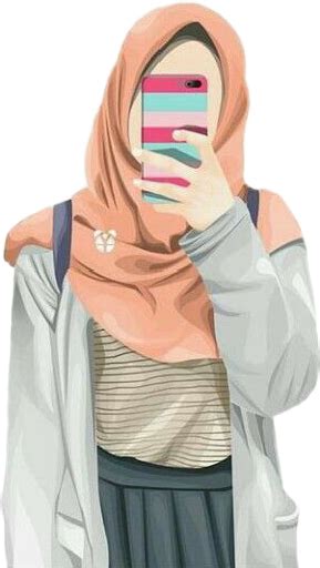 20 Ide Gambar Kartun Hijab Anime Mopppy
