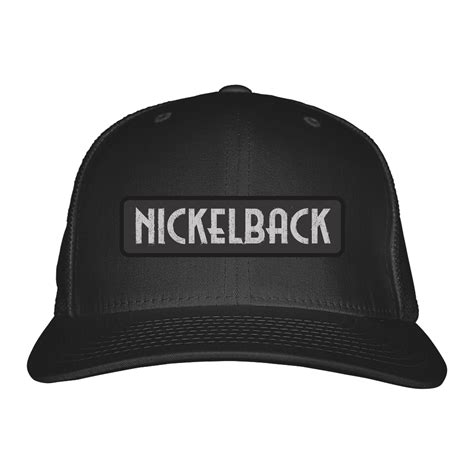 nickelback logo black snapback hat [pre order] nickelback official