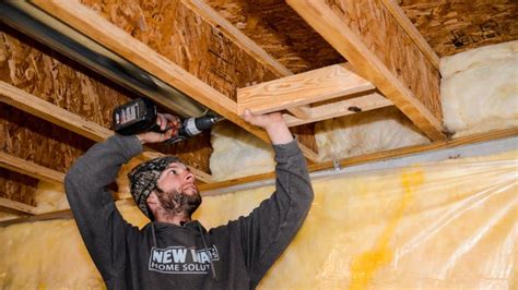 How to reinforce 2x6 ceiling joists to handle heavy loads fine. Fixing a Broken Floor Joist | Angie's List