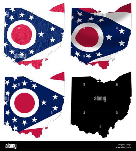 Ohio Map Hi Res Stock Photography And Images Alamy