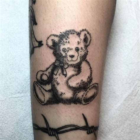 Cute Teddy Bear Tattoos Design Ideas With Meaning