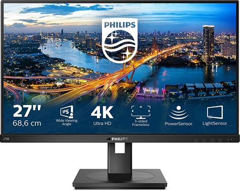 Philips 278b1 27 Inch 4k Monitor 60hz 4ms Ips Height Adjust