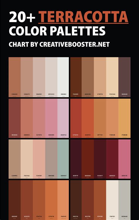 20 Best Terracotta Color Palettes With Names And Hex Codes