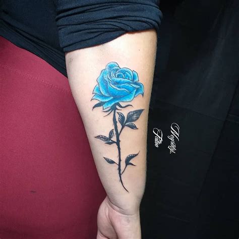 Top 81 Best Blue Rose Tattoo Ideas 2021 Inspiration Guide Blue