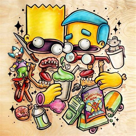Bootleg Bart Group Mixes Pop Culture With The Simpsons Characters 1