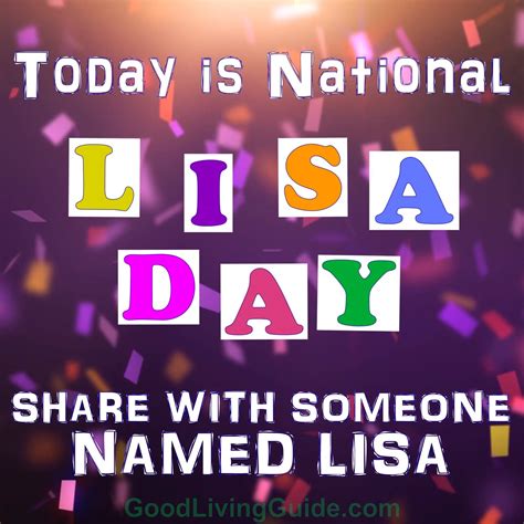 Lisa Day Congratulations Lisa By Good Living Guide