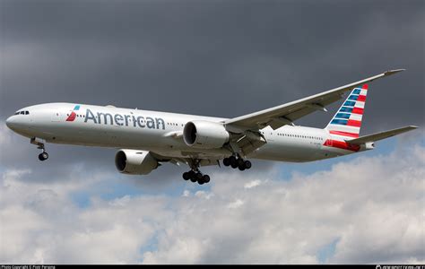 N734ar American Airlines Boeing 777 323er Photo By Piotr Persona Id