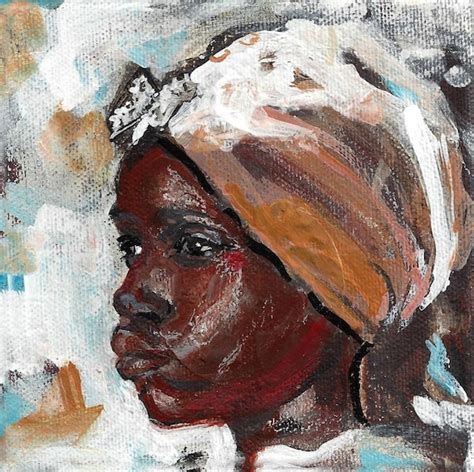 Items Similar To Original African Woman Painting African Tribal Art On Etsy