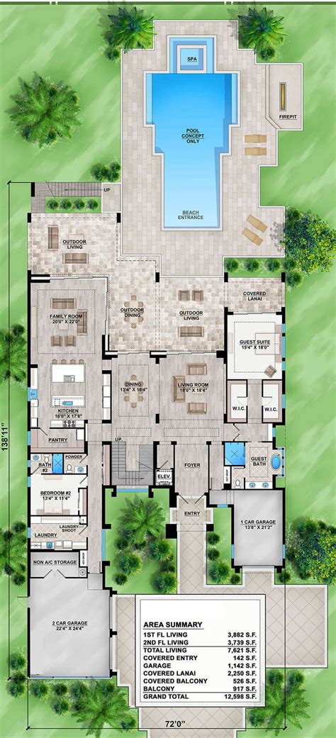 House Plan 207 00051 Luxury Plan 7621 Square Feet 5