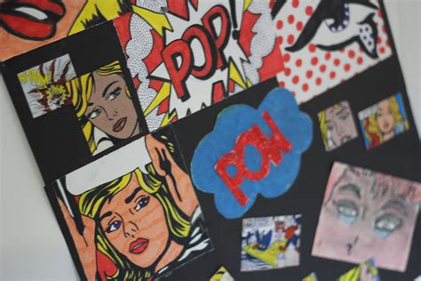 Pop Art Mood Board Birthday Projects Year 9 Harrys Mood Boards Pop