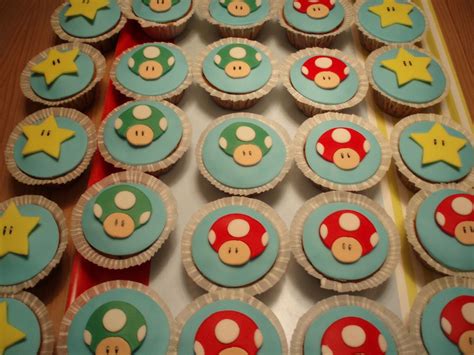 Super mario party planning ideas cake idea supplies decorations luigi. Super Mario Cupcakes | Super mario cupcakes, Cupcakes ...