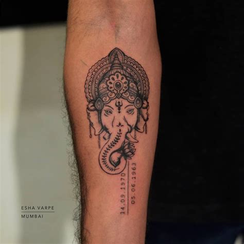 Ganesha Tattoo Sleeve Geometric Tattoo Arm Sleeve Tattoos Buddhist
