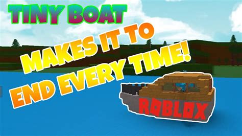 Tiny Boat Epic Boat Roblox Build A Boat For Treasure Youtube