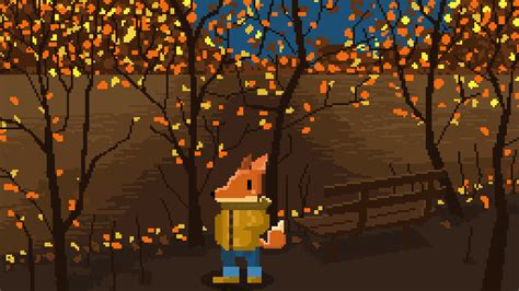 How We Met In Autumn Mrromantic Fox Pixel Art By Riri Pixel On
