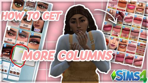 How To Get More Columns On The Sims 4 Best New Mod Youtube