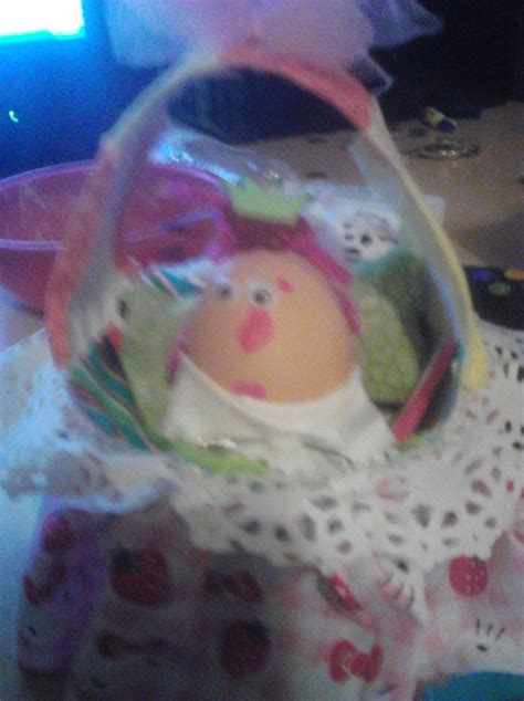 Its An Egg Baby Craft We Did In Child Development Class In High School