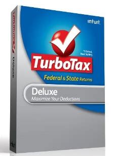 Turbotax Deluxe Federal State And E File For Shipped