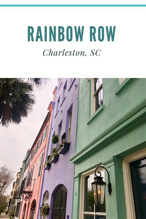 The Rainbow Row Charleston Sc