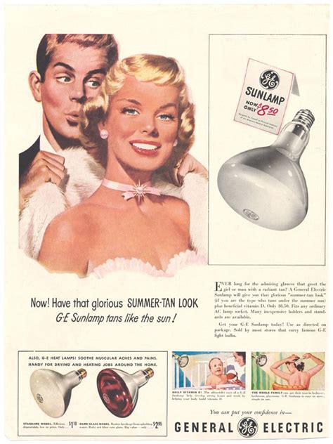 Can You Guess Which Decade This Sunlamp Advertisement Is From