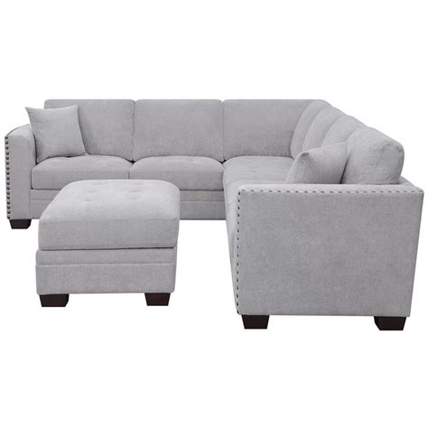 Zillow has 133 homes for sale in thomasville nc. Thomasville Fabric Sectional with Storage Ottoman | Costco ...