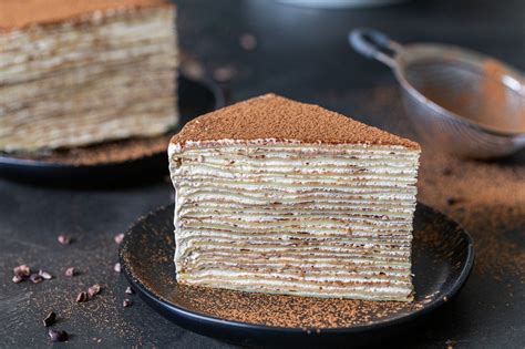 The Best Tiramisu Crepe Cake Momsdish