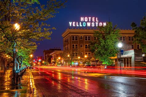 Downtown Pocatello Idaho at night #city #cities #buildings #photography