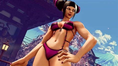Street Fighter V Juri Arcade Mode Sfv Rout Hard Difficulty Summer Swimsuit Youtube