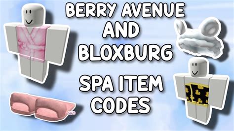 Spa Robe Slippers Towels And Headband Codes For Berry Avenue Bloxburg