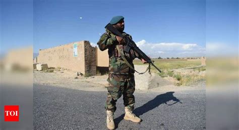 Attack Blamed On Taliban Kills Seven Afghan Police Times Of India