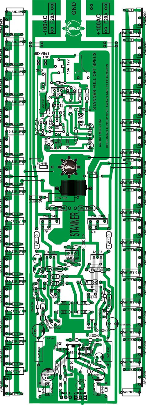 The amplifier will provide 200x gain at output depending on the input. Pcb Layout Staner Amplifier Pdf - Pcb Circuits