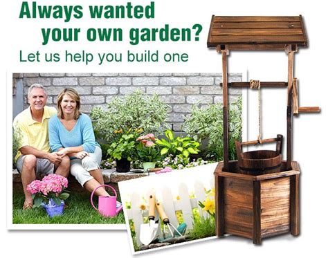 Wooden Wishing Well Garden Feature Crazy Sales