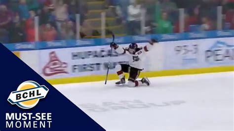 Must See Moment Brady Mcisaac Claws His Way To The Net And Scores A