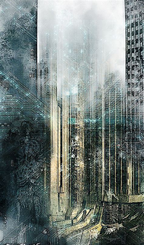 Background Dystopian City By Background Utopia Dystopia Abstract