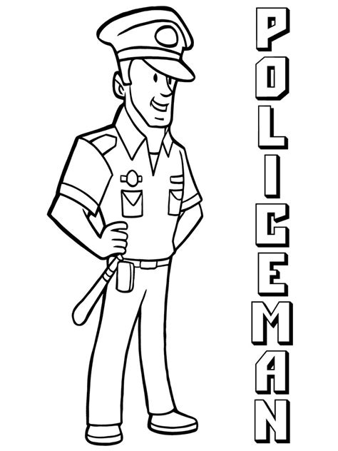 Download 254 Policeman Coloring Pages Png Pdf File