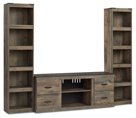 Trinell 3 Piece Entertainment Center Ew0446w10 By Signature Design By