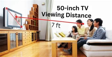 How Far Away To Sit From A 50 Inch Tv Ideal Distance Display Wow