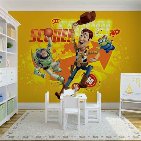 Toy Story 4 Movie Poster Mural Officially Licensed Disney Removable Wall Adhesive Decal Lupon
