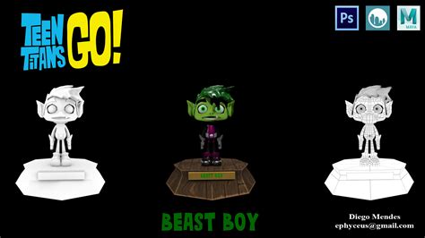 Artstation Beast Boy Teen Titans Go Diego Oliviera