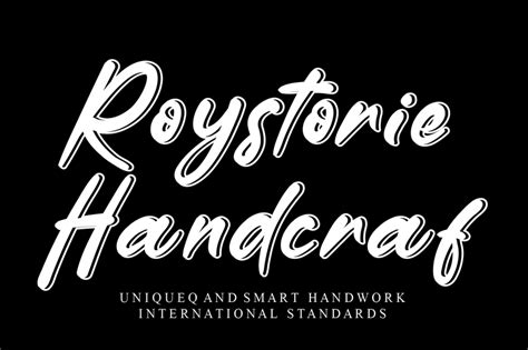 Download Roystorie Handcraf Font