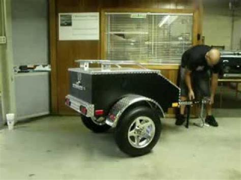 Acquire a small trailer frame. Pull Behind Cargo Motorcycle Trailers www ...