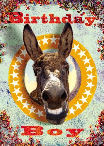 Happy Birthday Images With Donkey Happy Birthday Cards Happy Birthday Greetings Cool