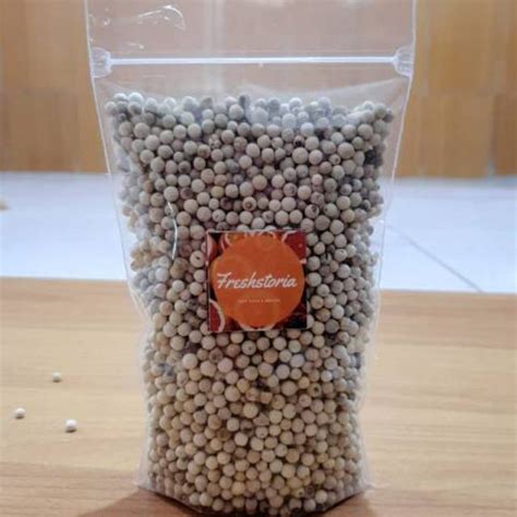 Jual Lada Putih Utuh Bangka Whole White Pepper Merica Utuh Premium