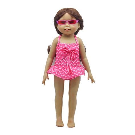 doll clothes fits 18 american girl doll fashion swimsuit summer swimwear our generation doll
