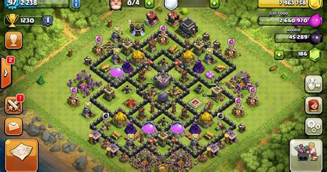 Builder hall 9 base 6000+. TH9 Funneling Farming Base In Clash Of Clans | Clash of ...