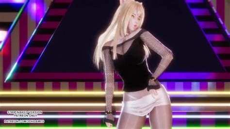 [mmd] Sistar Touch My Body Ahri Sexy Kpop Dance League Of Legends Uncensored Hentai 4k 60fps